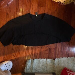 Vitality Black Cropped T-Shirt